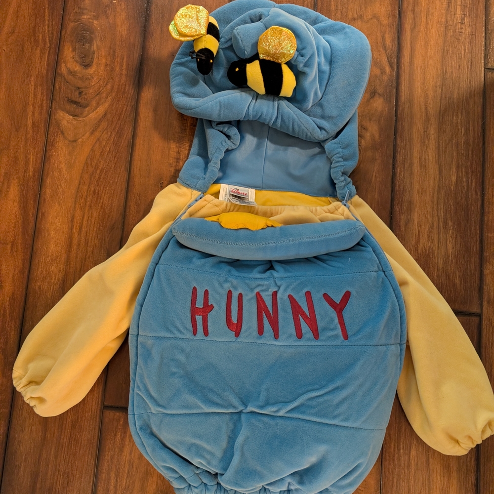 Disney Blue and Yellow Winnie the Pooh Costume
